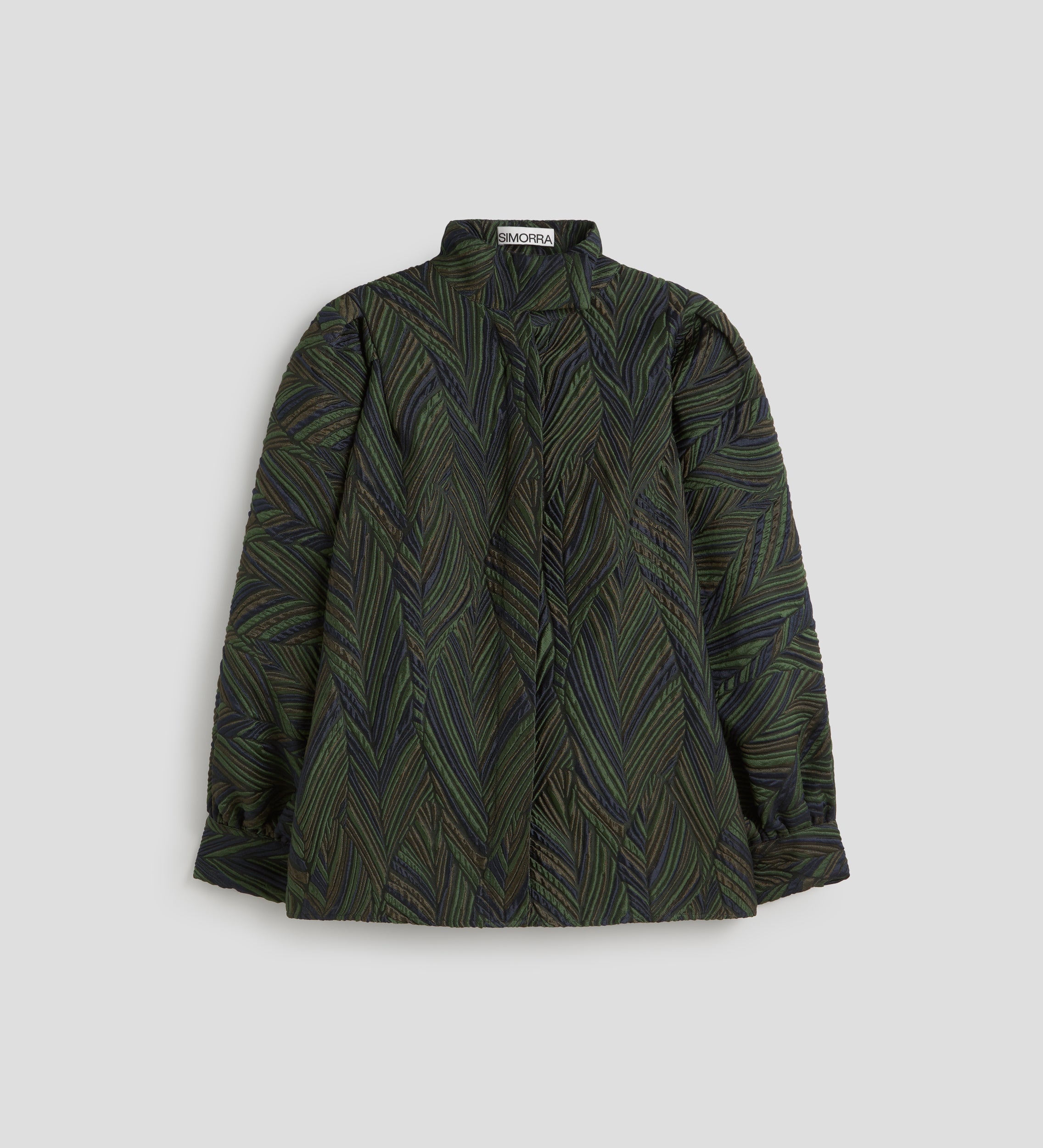 Blusón tejido fantasía