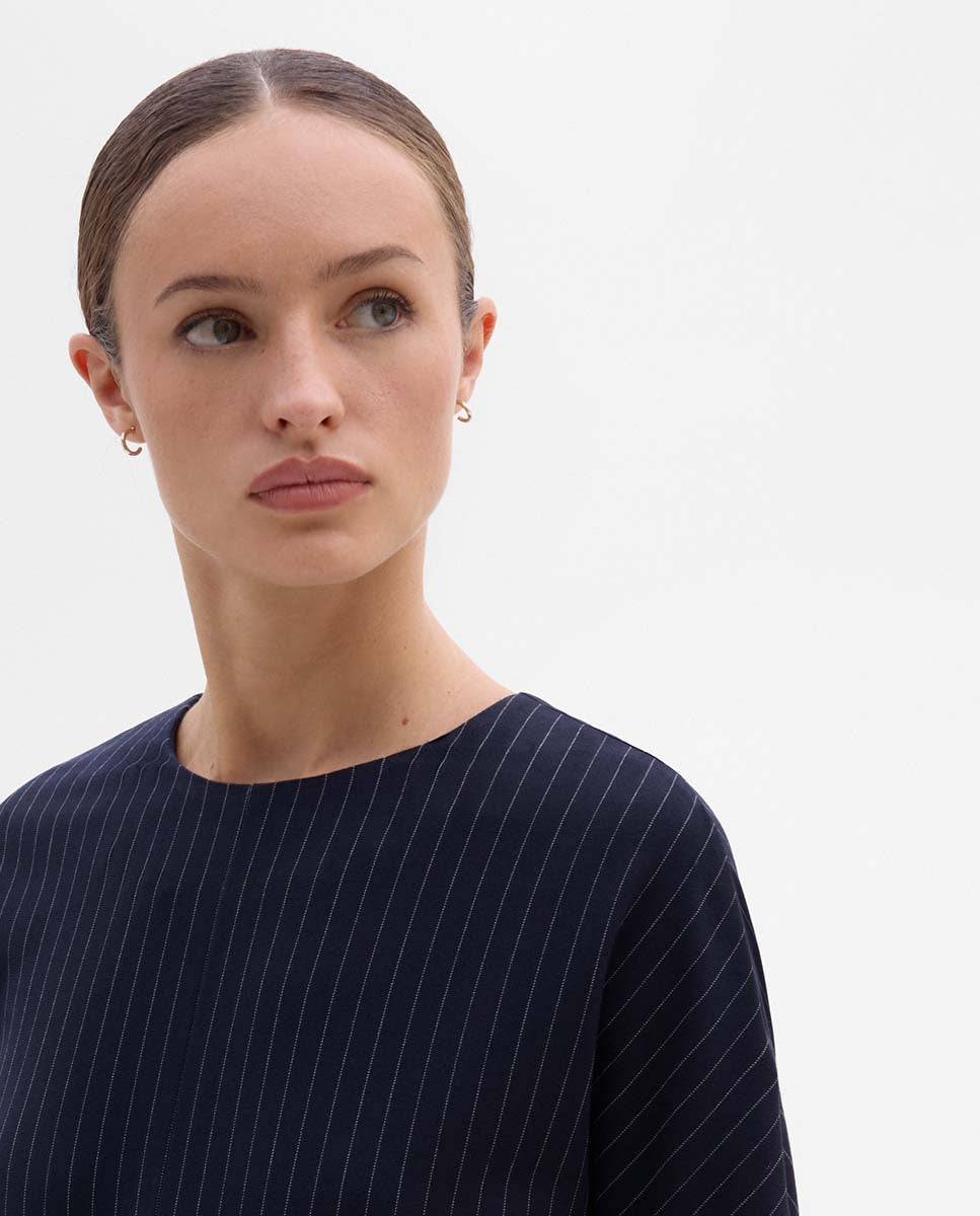 Vestido midi asimétrico