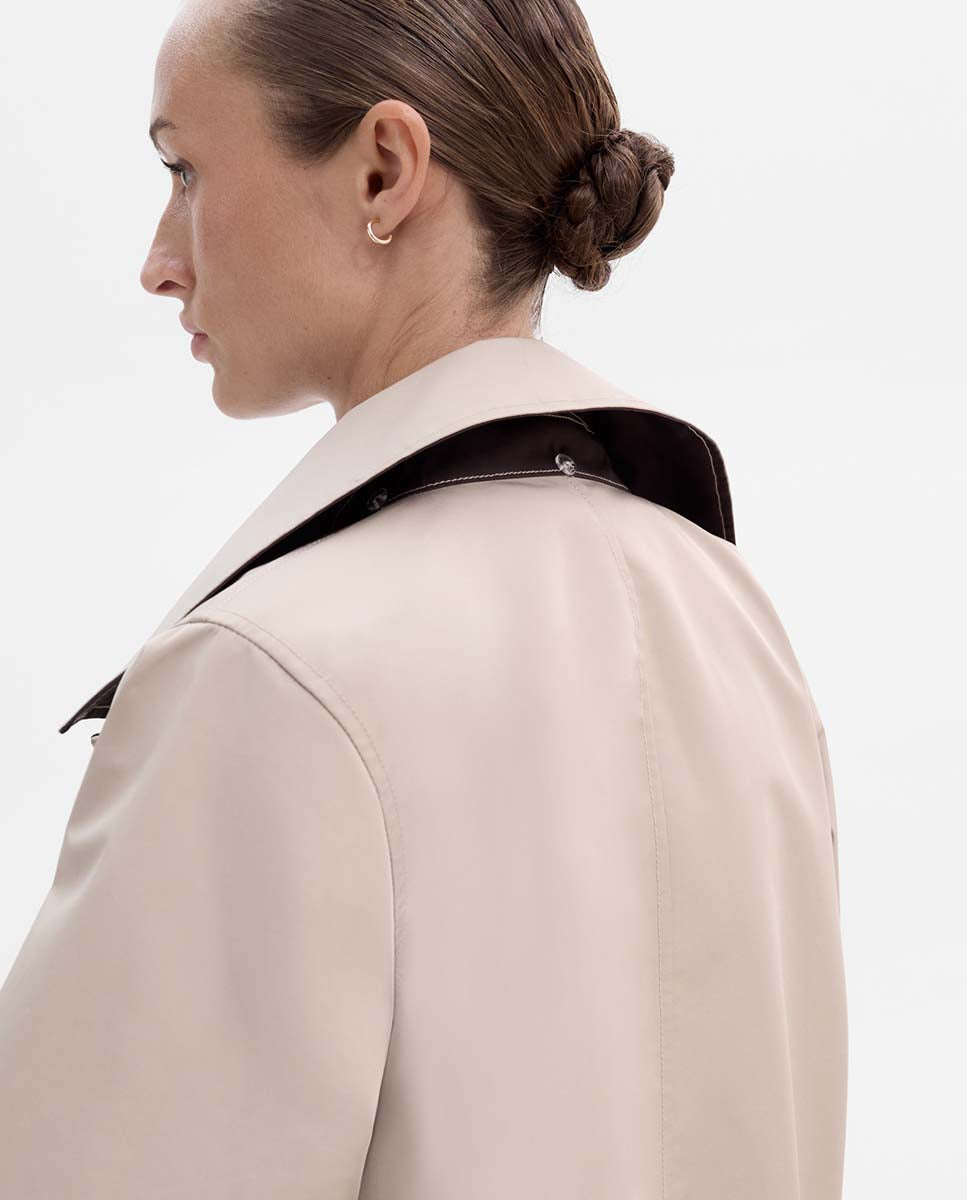 Gabardina capa reversible