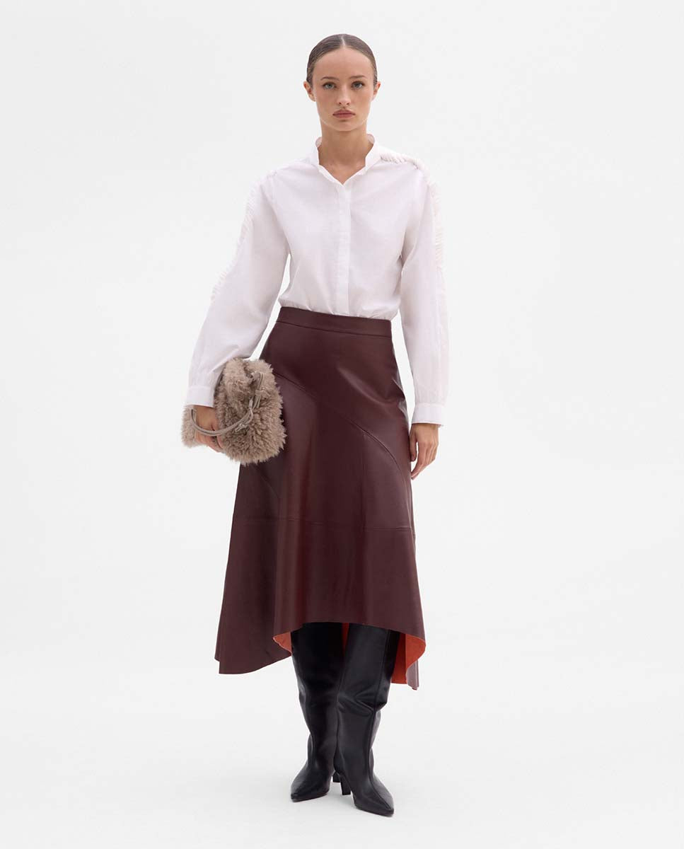 Embroidered textile shirt