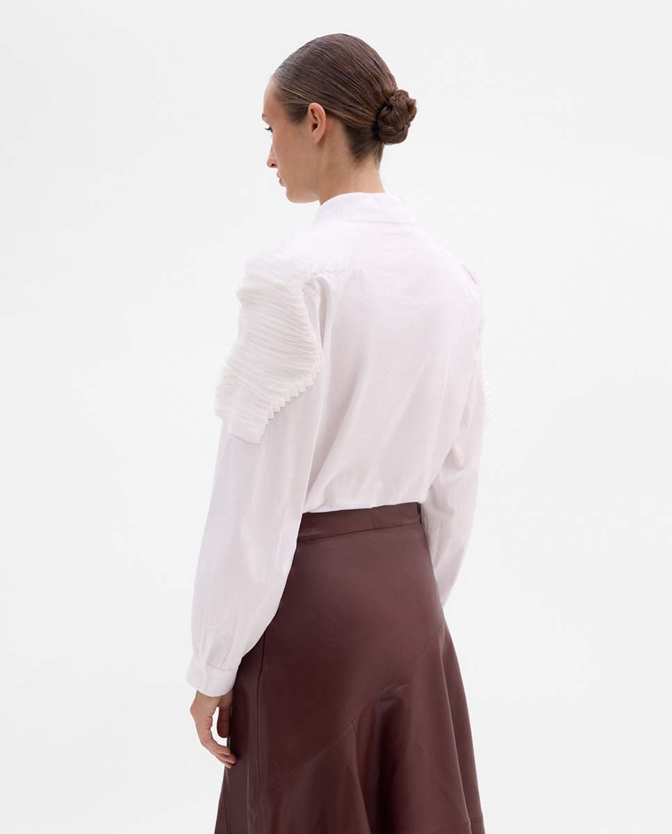 Embroidered textile shirt