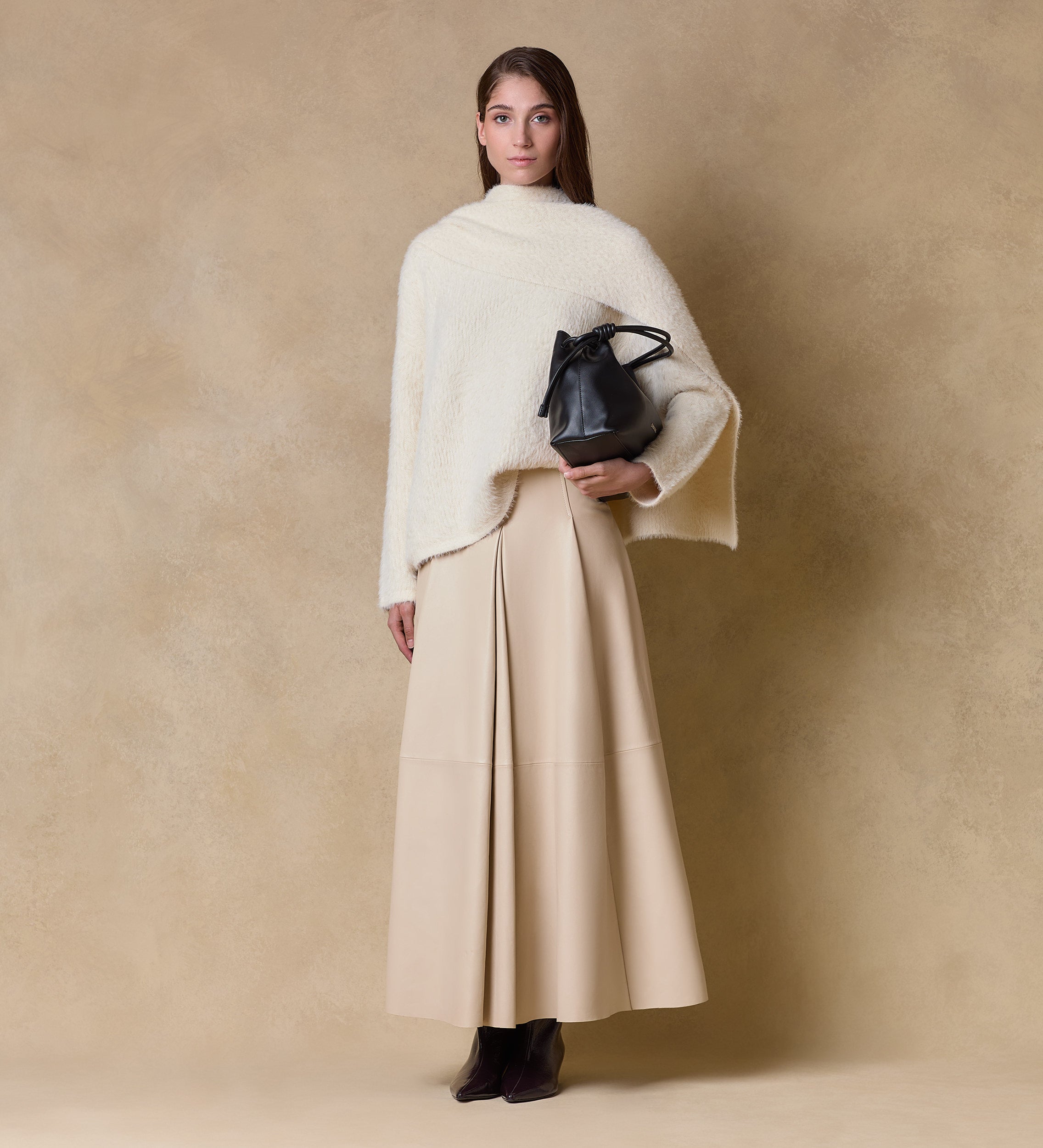 Jersey bufanda efecto pelo