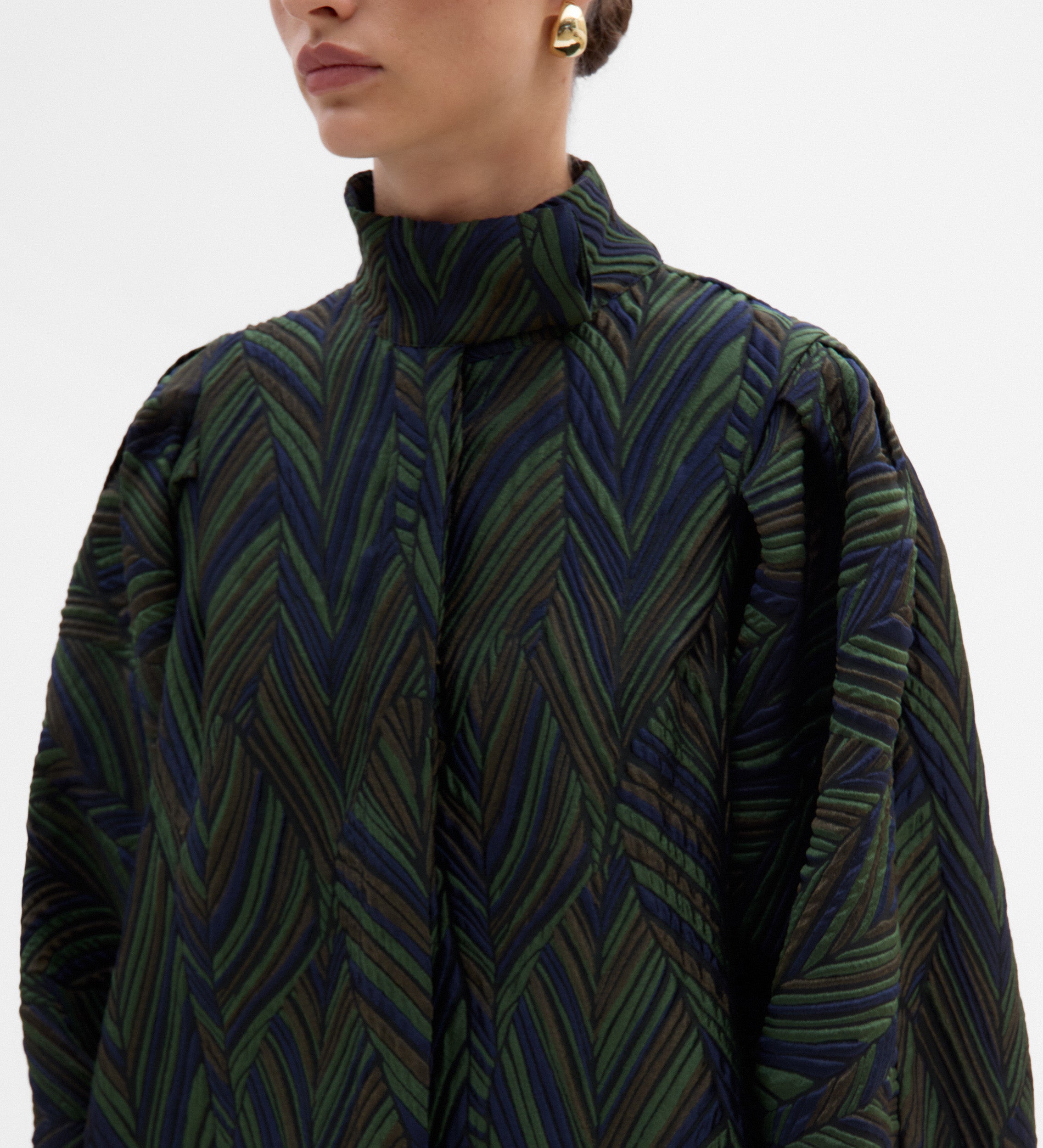 Blusón tejido fantasía